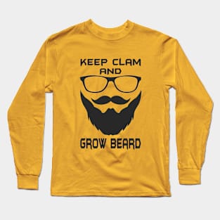 Grow Beard Long Sleeve T-Shirt